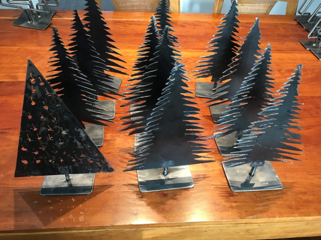 Industrial Style Plasma Cut Steel Christmas Tree - Steve Gannon Handmade